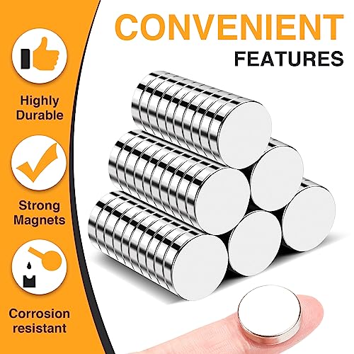 TRYMAG Neodymium Round Rare Earth Fridge Magnets,15x2mm 60Pcs - size: 15x2mm-60Pcs