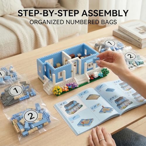 Gilmore House Building Set for Girls, Cozy Architecture Model Kit