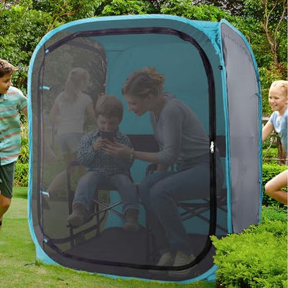 WeatherPod® MyPod™ Mesh 1-Person Pop-Up Sports Shelter - color: Silver, size: X-Large