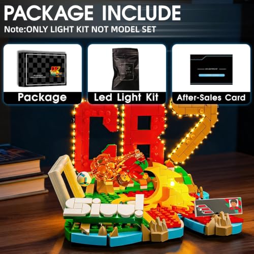 LED Light Set Compatible with Lego 43012 Cristiano Ronaldo – Soccer Highlights Set, Light Kit for Lego 43012 Building Blocks Model, Not Included The Model Set - color: 43012 Cristiano Ronaldo Soccer Highlights Set