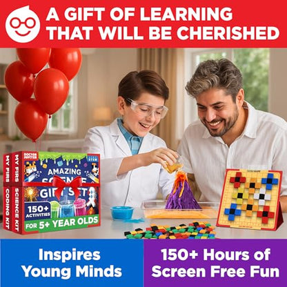 Doctor Jupiter Amazing Science Gift Set for Kids Ages 4+, Birthday Gift - style: Amazing Science Gift Set: 5+