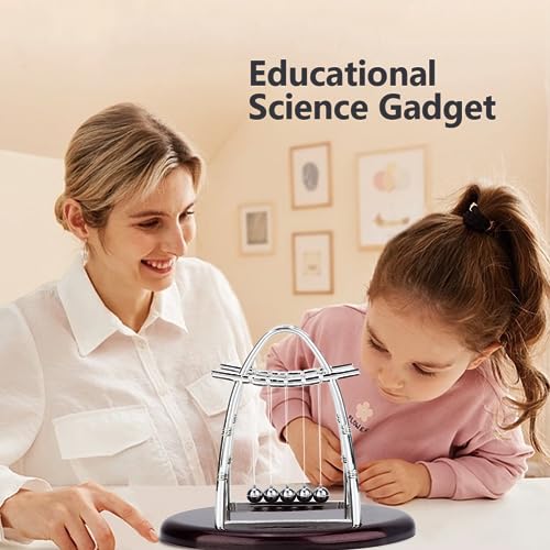 Newtons Cradle Balance Balls, Desktop Physics Pendulum