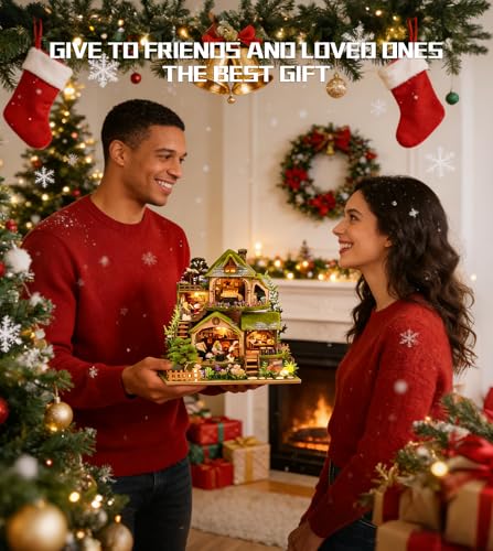 Spilay Book Nook Kit for Adults, Forest Adventures DIY Miniature House Kit - color: Forest Adventures