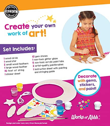 Works of Ahhh... Craft Set - Dream Catcher Classic Wood Paint Kit - style: Dream Catcher