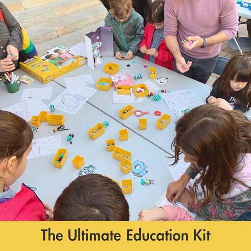 The Off Bits Educational STEM Toys for 6+: Robot Toy Building Sets, 3-in-1 Engineering Kit for Boys and Girls, Build Your Own STEM Building Toys with Endless Possibilities (Educational Kit) - style: Educational Kit