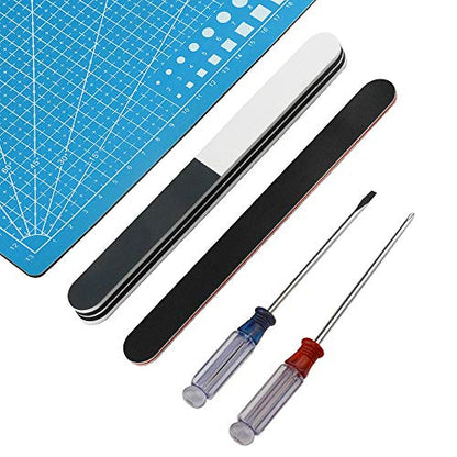 50Pcs Modeler Basic Tools Craft Set Compatible with Gundam Model Tools Kit Hobby Building Tools for Model Assemble Car Model Building Repairing and Fixing DIY Craft Kit