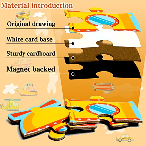 Magnetic Puzzles for Kids Ages 3-5, Travel Toddler Car Puzzle Toy - style: Traffic