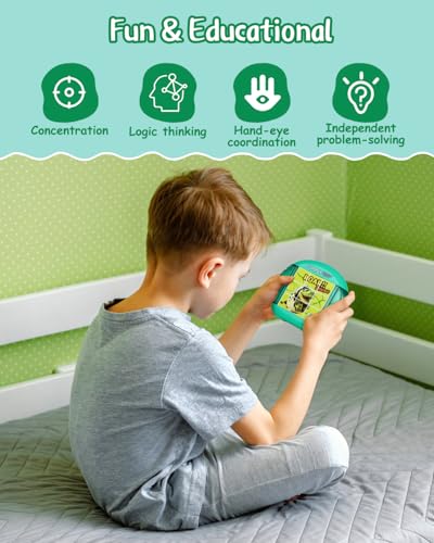 Rotating Puzzle for Toddlers Kids 3+, Travel Essentials Toys - color: Roar Dino Squad
