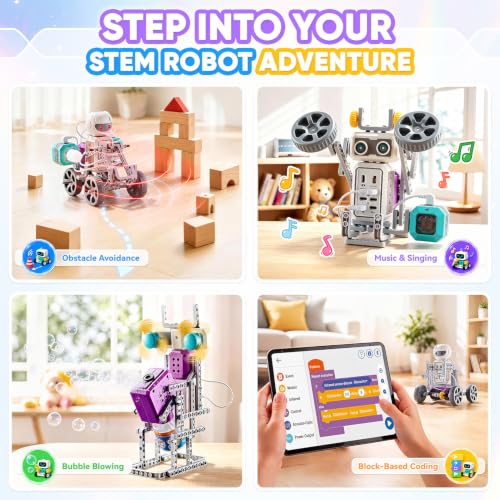 STEM Toys 24-in-1 Circuit Science Experiments Coding Robot for Kids