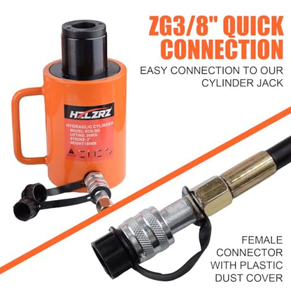 HZLZRZ Two Way Electric Hydraulic Pump Power Pack Unit 2 Stage Double Acting 110v/120V 10k psi (1st Stage/290 Psi, 2nd Stage/10,000 Psi),Two Way Mini - style: HZED-700
