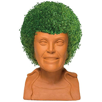 Chia Pet Golden Girls Blanche with Seed Pack, Decorative Pottery Planter, Easy to Do and Fun to Grow, Novelty Gift, Perfect for Any Occasion - style: GG Blanche - Active