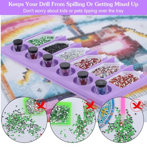 1 Set Diamond Tray, Painting Diamond Accessories Tray Organizer