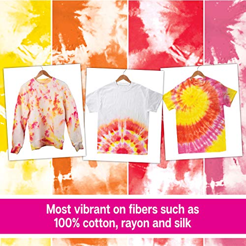 Tulip One-Step Tie-Dye Kit, 8 XL 16 oz Bottles, Rainbow - size: 8 Colors