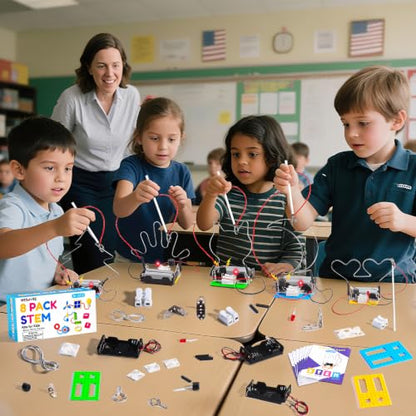 STEM Toy Science Kits, 8 Set Electric Circuit Boy Crafts for Kids Age 8-12