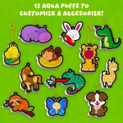 Skillmatics Aqua Puffs Animals, Art & Craft, Paint by Number, Gift for Kids - color: Animals