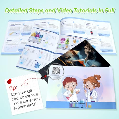 250+ Experiments Science Kits for Kids, STEM Activities Educational Science - style: Science Kit for 8-15