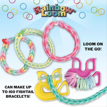 Rainbow Loom Treasure Box Pastel Edition - 8,000 Rubber Bands & 2 Happy - style: Pastel