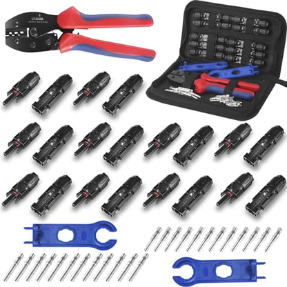 MUYI 47pcs Solar Panel Tools Kits for 13-10AWG Cable (2.5/4/6mm²)