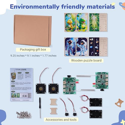 STEM Toys & Science Kits for Kids Age 5-7 8-12 12-14: Build Your Own DIY Kids Walkie Talkies