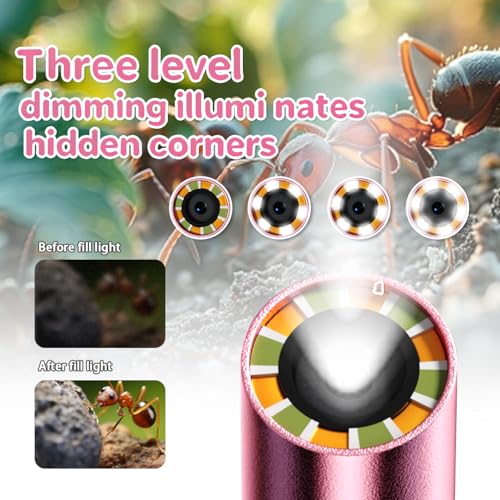 Kids Borescope Camera Toy with Light, STEM Snake Camera with 32GB SD Card