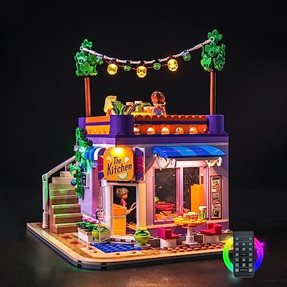 BrickBling LED Light Compatible with Lego Heartlake City Community Kitchen - style: RC Version Light
