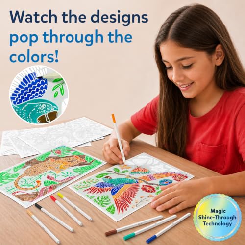 Skillmatics Paint-Over Art – Magical Art & Craft Kit for Tweens & Teens