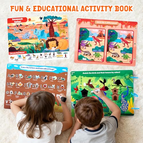 JoyCat Seek & Find Game Book - Animal Preschool Learning Activity - style: 4. Seek & Find Animals