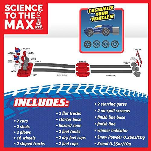 Be Amazing! Toys Science to The Max DIY Rocket Car Science Experiment for Kids & Teens - STEM Chemistry Kit for Boys and Girls - Make Your Own Water Rocket with Race Track for Ages 8+