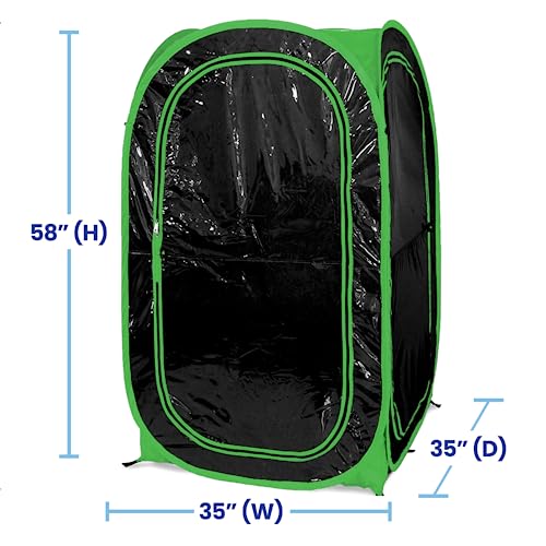 WeatherPod® MyPod™ 1-Person Tinted Window Pop-Up Sports Shelter - style: Lime Green