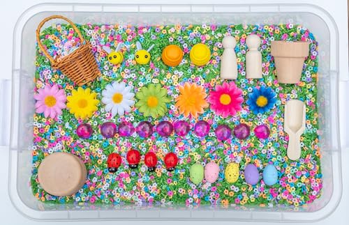 Spring Flower Sensory Bin Kit for Kids - style: Spring Flower Sensory Bin Kit