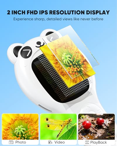 Microscope for Kids, Mini Pocket Handheld Kid Microscope for Toddlers, Educational Science Kit Toys, Christmas Birthday Gifts Toys for 3 4 5 6 7 8 9 10 Year Old - Panda - color: Panda