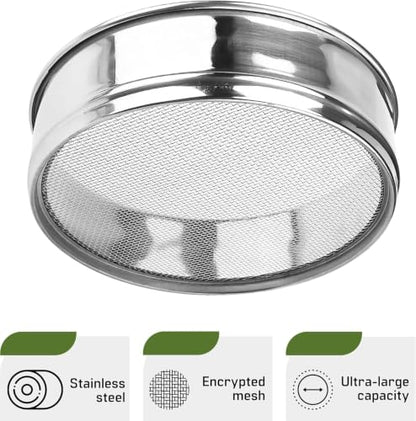 6'' Stainless Steel Sprouting Tray – Round 2-Tier Seed Gardening Planter Tray for Microgreens Broccoli Sprouts Growing Kit Microgreens Tray Germination - size: 2-Tier, 6"