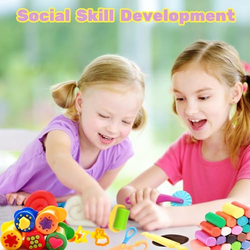 Dough Tools for Kids, 24 Pieces Dough Play Tools Set with Rolling Pins,Cutters,Dough Extruders,Scissor - style: 24 pcs