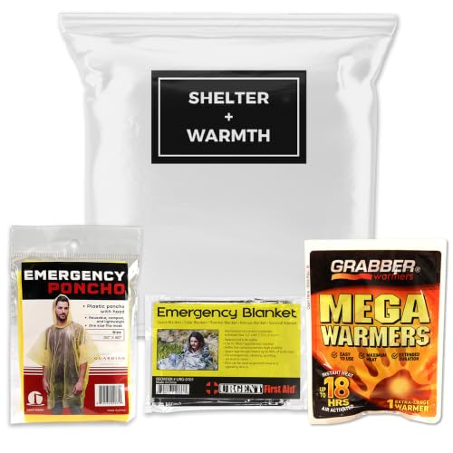 2 Person 72 Hour Essential Survival Kit - Food, Water, First Aid, Tools