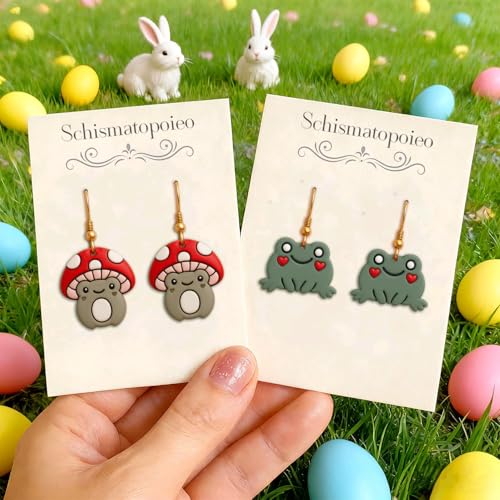 Easter Farm Animal Polymer Clay Cutters - 8Pcs Cute Farm & Nature Clay Earring Cutters, Clay Cutter for Polymer Clay Jewelry Making, DIY Animal Earrings, Spring Crafts for Women - color: Rabbit 2026