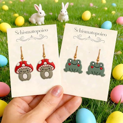 Easter Farm Animal Polymer Clay Cutters - 8Pcs Cute Farm & Nature Clay Earring Cutters, Clay Cutter for Polymer Clay Jewelry Making, DIY Animal Earrings, Spring Crafts for Women - color: Rabbit 2026
