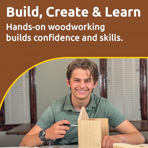 SparkJump DIY Birdhouse & Kids Tool Set Bundle – Build Your Own Cottage Birdhouse and Craft with Real Tools, Perfect DIY Project for Kids & Families