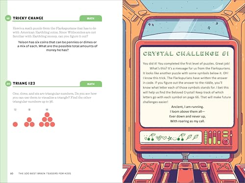 The 100 Best Brain Teasers for Kids: A Mind-Blowing Challenge of Wordplay, Math, and Logic Puzzles