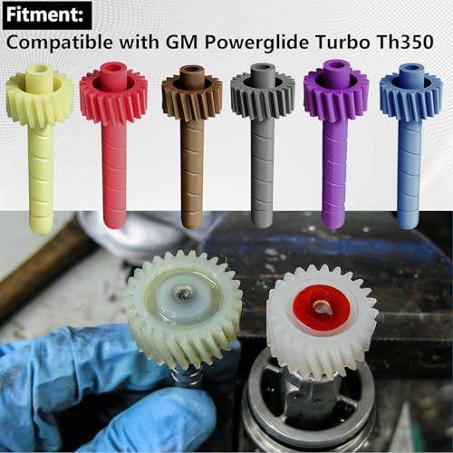 6 Pcs Speedometer Driven Gear Kit for GM Muncie 200 & 350 Transmissions