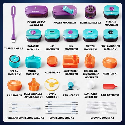 Science Kits for Kids Age 5-7 8-12, Over 450 Projects, 45 Circuit Parts