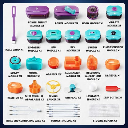 Science Kits for Kids Age 5-7 8-12, Over 450 Projects, 45 Circuit Parts