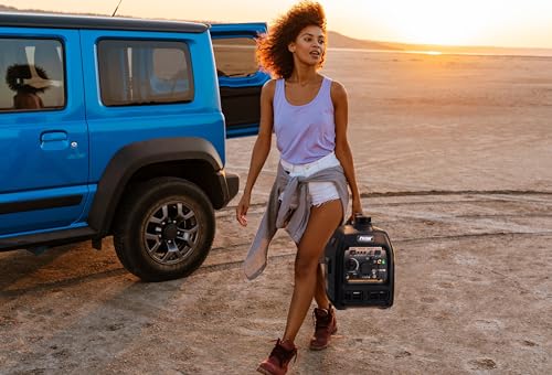 Pulsar Products GD400BN, 4000W Portable super-quiet Dual Fuel & Parallel Capability, RV-Ready, CARB Compliant - style: 4000 Watts + Dual Fuel + Lightweight + RV Ready