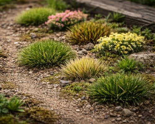 DS. DISTINCTIVE STYLE 110 pcs Static Grass Tufts Model Grass for Train Railway Diorama Scenery Artificial Grass Terrain Kit Miniature Bushes Wargaming