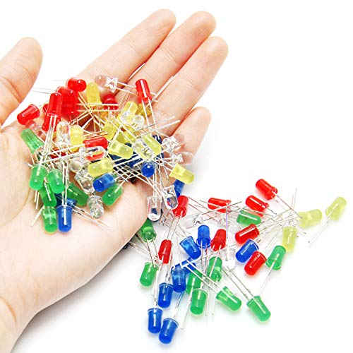 Gikfun 5mm LED Light Assorted Kit DIY LEDs for Arduino (Pack of 100pcs) EK8437