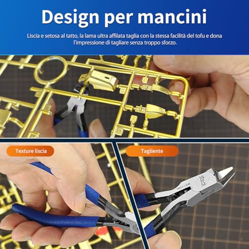 stedi Ultimate Model Nippers,[Left Hand Version] Sprue Cutter Ultra-thin - style: Ultimate Single-edged