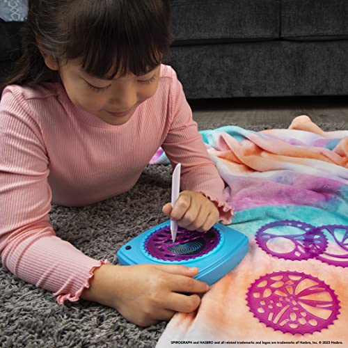 Spirograph Doodle Pad– Arts and Crafts, Scratch Art, LCD Writing Tablet for Kids, Kids Toys, Art Supplies, Drawing Kit, Spiral Art, Double-Sides Stylus, Build-in Storage, Stencils Included, Ages 5+ - style: Doodle Pad
