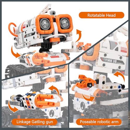 Kyanio STEM Robotics Kits for Kids Ages 8-12 8-14 Year Old, 3 in 1 Remote/APP Control & Programming Robot Building Set, Toy Coding Science Projects, Birthday Gift Ideas for 8 9 10 11 12+ Boys & Girls