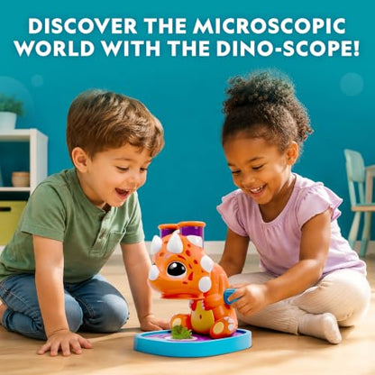National Geographic Kids Microscope Toy Science Kit, Dino-Scope for Age 3+