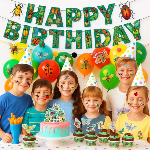 120 PCS Bug Temporary Tattoos for Kids Toddlers - color: 120PCS