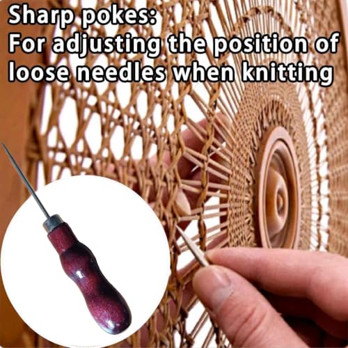 20Pcs Basket Weaving Tools kit, All-in-One Basket Weaving Supplies